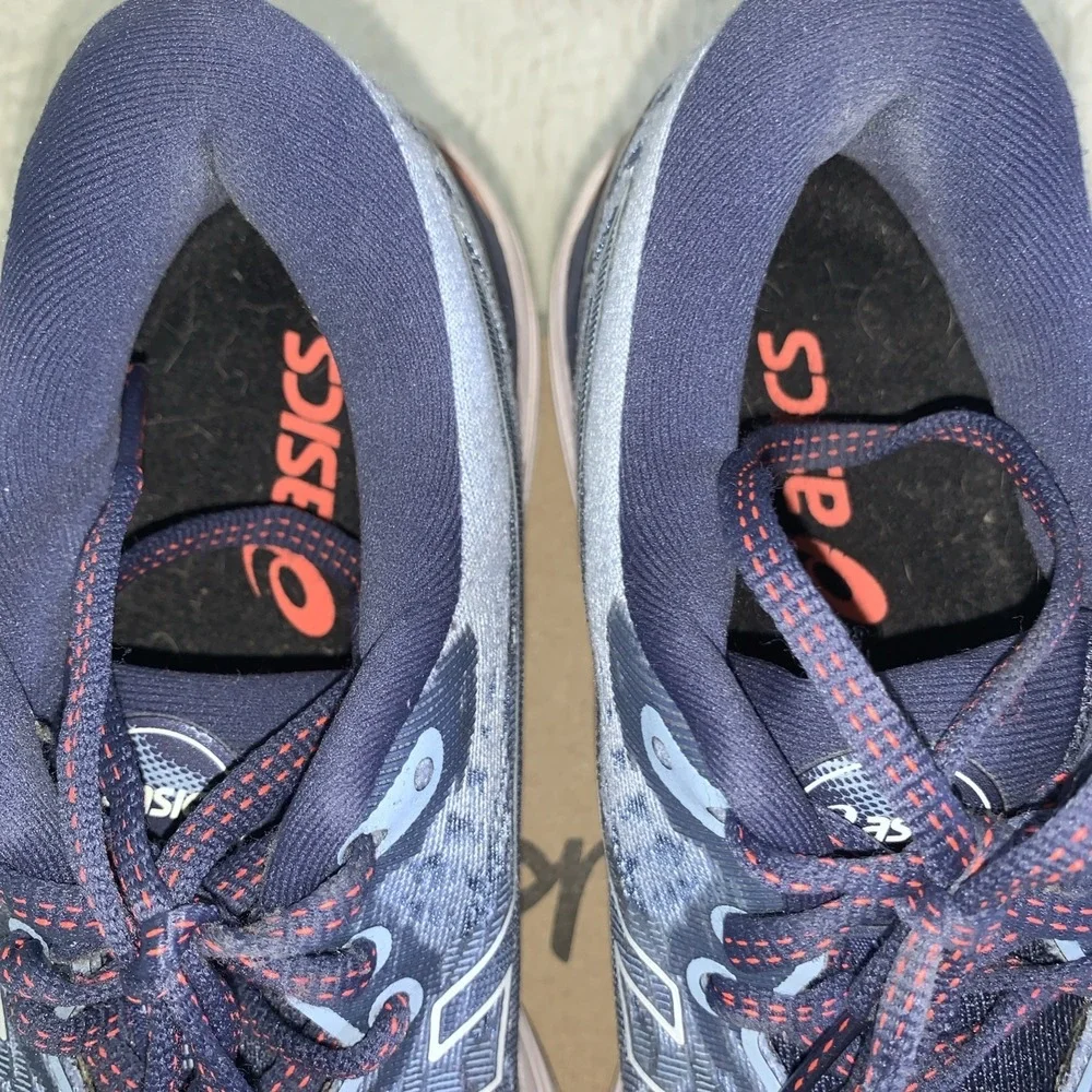 Asics Gel Cumulus 23 Blue Running Shoes Athletic Everyday Trainers USA Women 6.5
